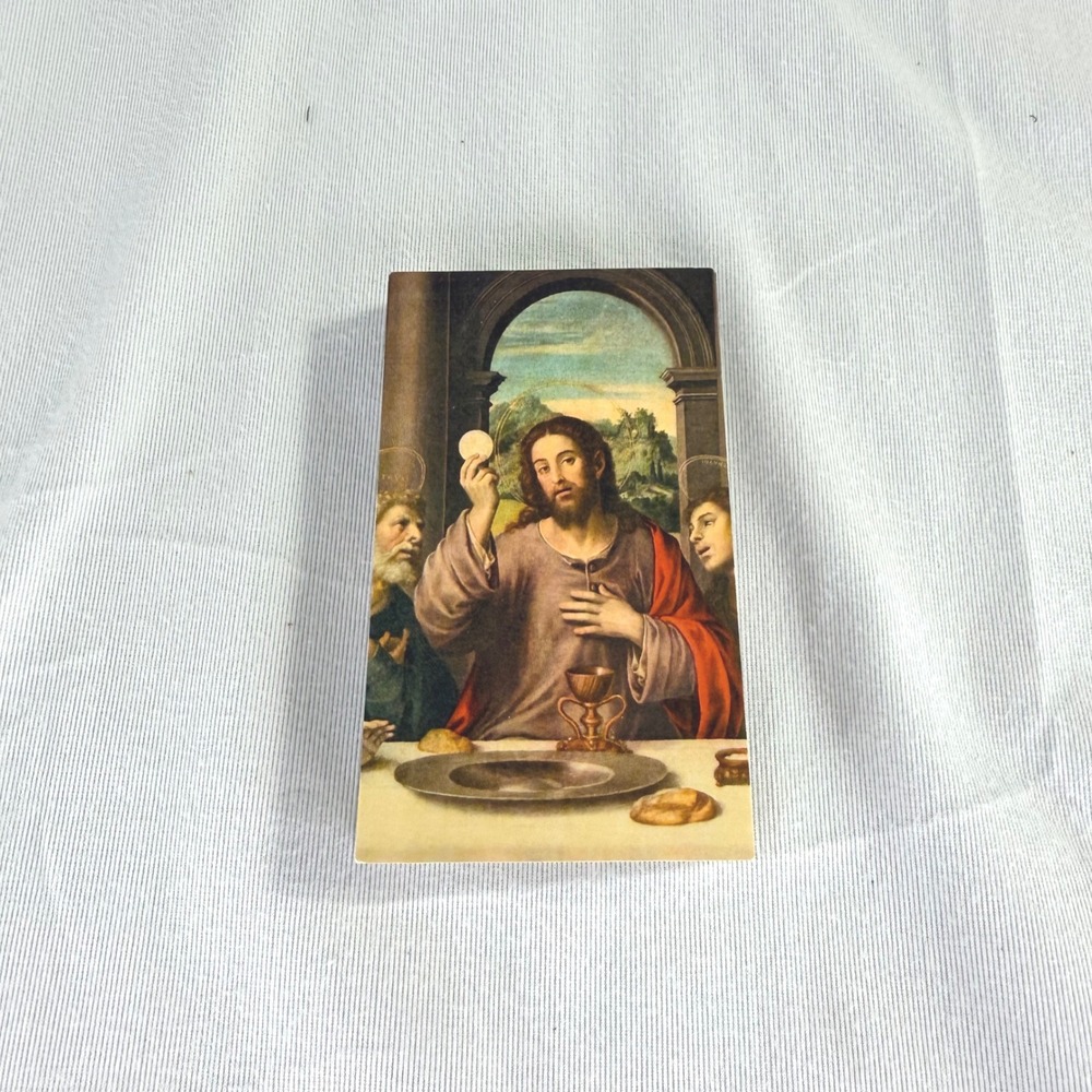 Year of the Eucharist 2004-2005 Prayer Cards Last Supper Luke 22:19-20